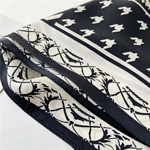 MaraSilk Pure Mulberry Silk Scarf - Square Crepe Satin MS179