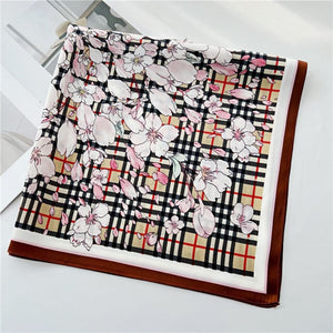 MaraSilk Pure Mulberry Silk Scarf - Square Crepe Satin MS181