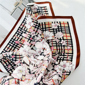 MaraSilk Pure Mulberry Silk Scarf - Square Crepe Satin MS181