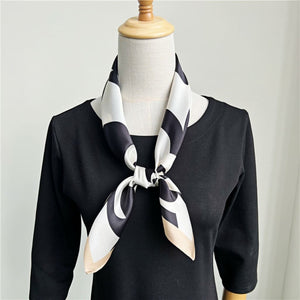 MaraSilk Pure Mulberry Silk Scarf - Square Crepe Satin MS182