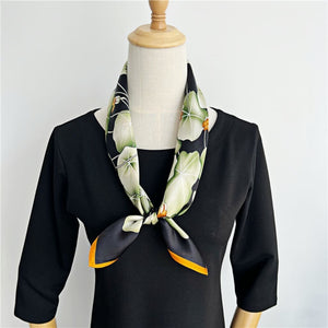 MaraSilk Pure Mulberry Silk Scarf - Square Crepe Satin MS183