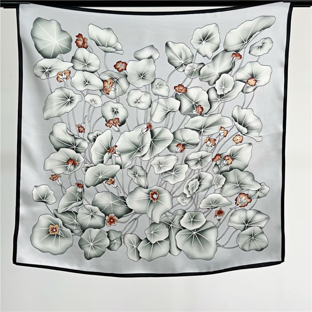 MaraSilk Pure Mulberry Silk Scarf - Square Crepe Satin MS183 25" x 25" MS18301