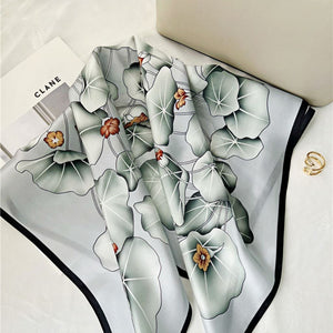 MaraSilk Pure Mulberry Silk Scarf - Square Crepe Satin MS183