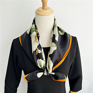 MaraSilk Pure Mulberry Silk Scarf - Square Crepe Satin MS183