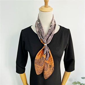 MaraSilk Pure Mulberry Silk Scarf - Square Crepe Satin MS184