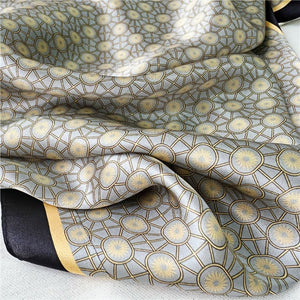 MaraSilk Pure Mulberry Silk Scarf - Square Crepe Satin MS186