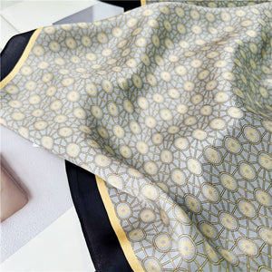 MaraSilk Pure Mulberry Silk Scarf - Square Crepe Satin MS186
