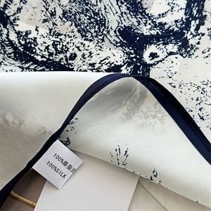 MaraSilk Pure Mulberry Silk Scarf - Square Crepe Satin MS187