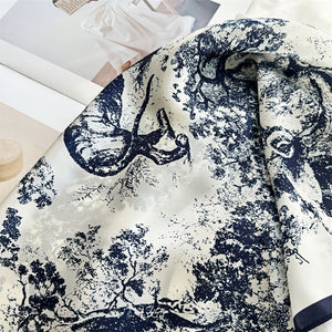 MaraSilk Pure Mulberry Silk Scarf - Square Crepe Satin MS187