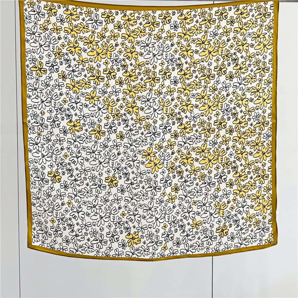 MaraSilk Pure Mulberry Silk Scarf - Square Crepe Satin MS190 25" x 25" MS19001