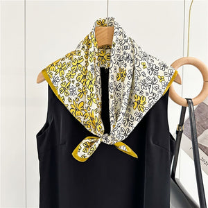 MaraSilk Pure Mulberry Silk Scarf - Square Crepe Satin MS190