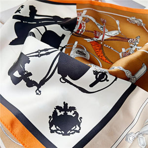 MaraSilk Pure Mulberry Silk Scarf - Square Crepe Satin MS192