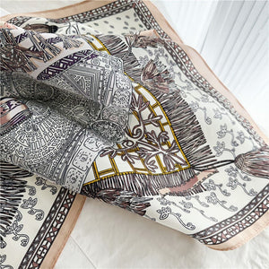 MaraSilk Pure Mulberry Silk Scarf - Square Crepe Satin MS193