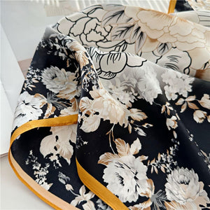 MaraSilk Pure Mulberry Silk Scarf - Square Crepe Satin MS194