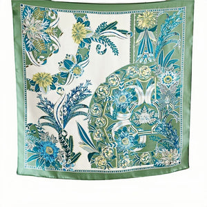 MaraSilk Pure Mulberry Silk Scarf - Square Crepe Satin MS195