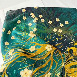 MaraSilk Pure Mulberry Silk Scarf - Square Crepe Satin MS198