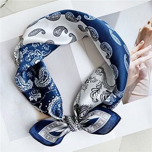 MaraSilk Pure Mulberry Silk Scarf Square Crepe Satin MS20-13