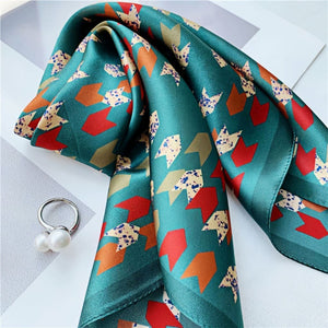 MaraSilk Pure Mulberry Silk Scarf Square Crepe Satin MS20-17