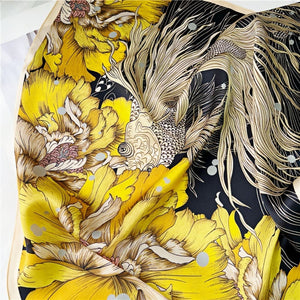 MaraSilk Pure Mulberry Silk Scarf - Square Crepe Satin MS200