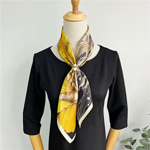 MaraSilk Pure Mulberry Silk Scarf - Square Crepe Satin MS200