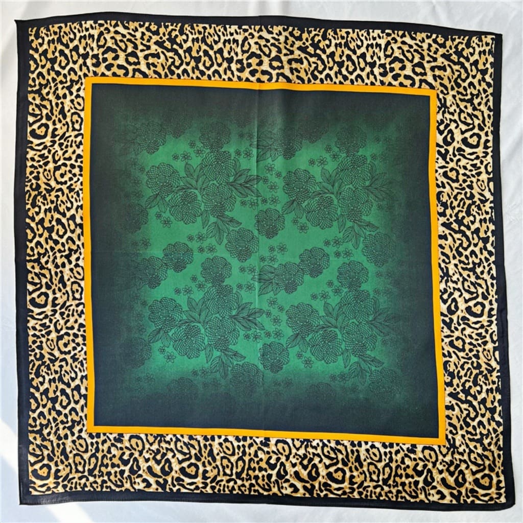 MaraSilk Pure Mulberry Silk Scarf - Square Crepe Satin MS201