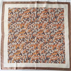 MaraSilk Pure Mulberry Silk Scarf - Square Crepe Satin MS202