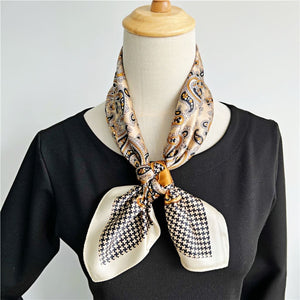 MaraSilk Pure Mulberry Silk Scarf - Square Crepe Satin MS203