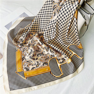 MaraSilk Pure Mulberry Silk Scarf - Square Crepe Satin MS203