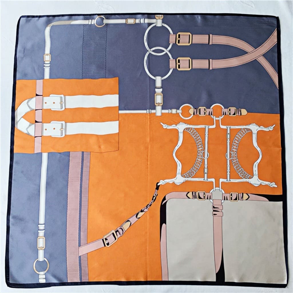 MaraSilk Pure Mulberry Silk Scarf - Square Crepe Satin MS205 25" x 25" MS20501