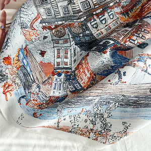 MaraSilk Pure Mulberry Silk Scarf - Square Crepe Satin MS208