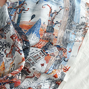 MaraSilk Pure Mulberry Silk Scarf - Square Crepe Satin MS208