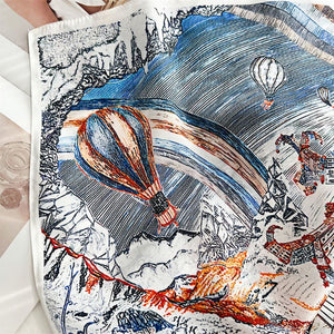 MaraSilk Pure Mulberry Silk Scarf - Square Crepe Satin MS208