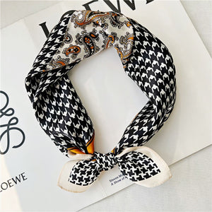 MaraSilk Pure Mulberry Silk Scarf Square Crepe Satin MS21-10