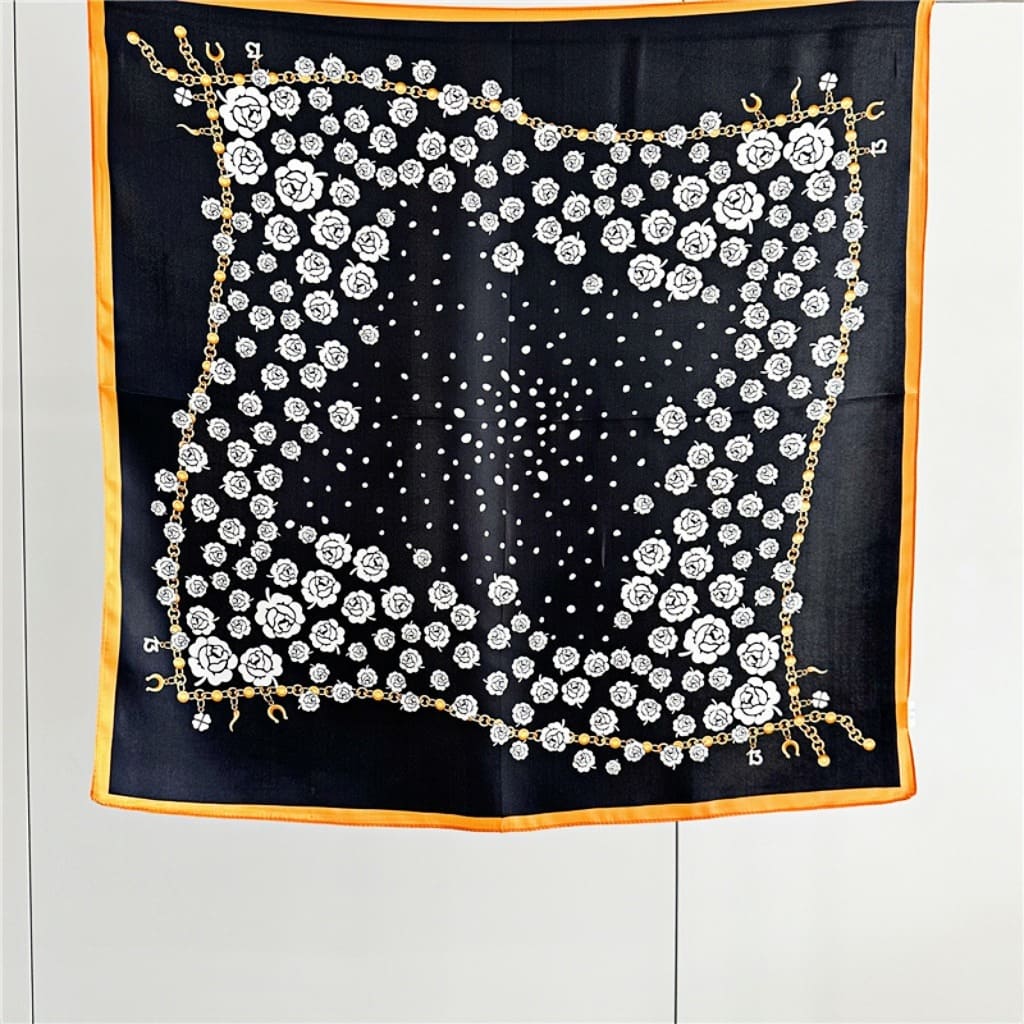 MaraSilk Pure Mulberry Silk Scarf - Square Crepe Satin MS210