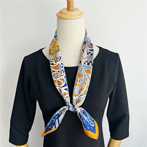 MaraSilk Pure Mulberry Silk Scarf - Square Crepe Satin MS212