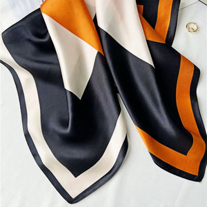 MaraSilk Pure Mulberry Silk Scarf - Square Crepe Satin MS216