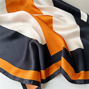 MaraSilk Pure Mulberry Silk Scarf - Square Crepe Satin MS216