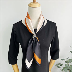 MaraSilk Pure Mulberry Silk Scarf - Square Crepe Satin MS216