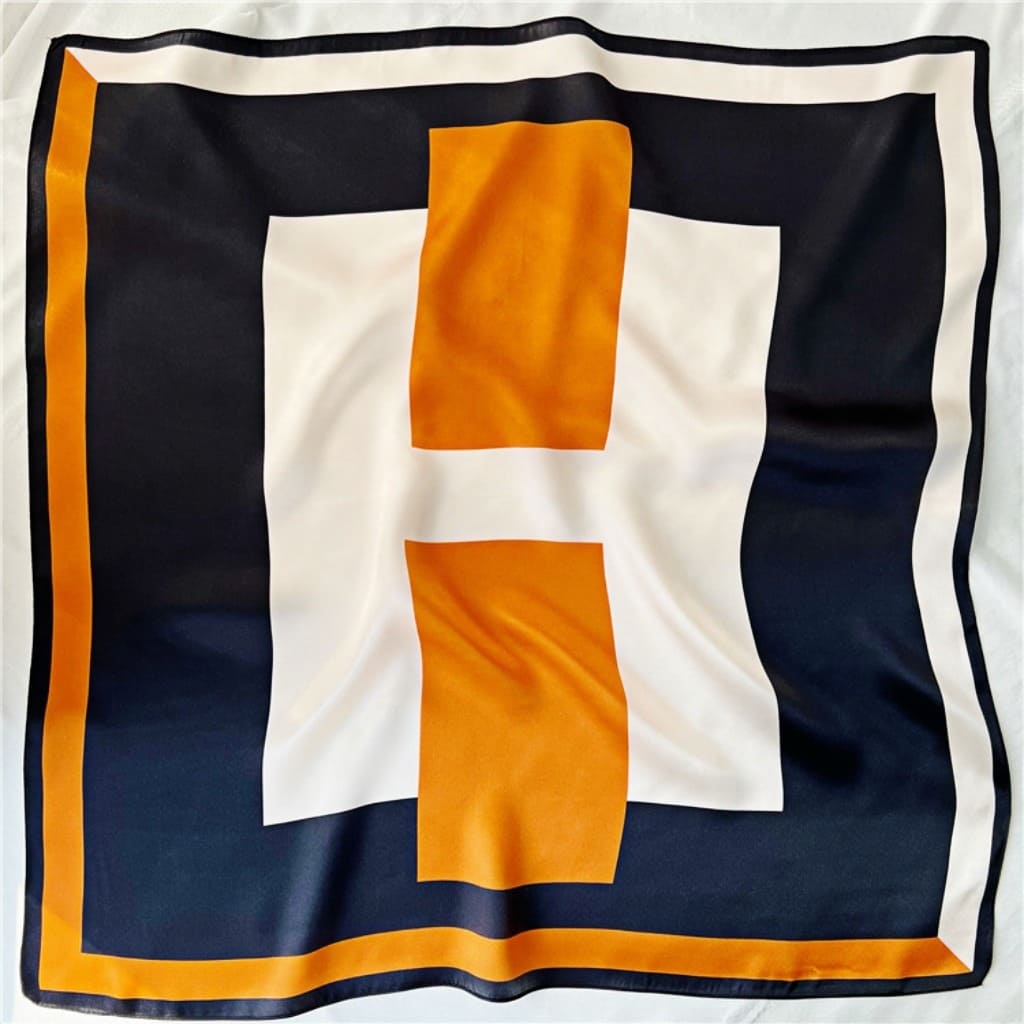 MaraSilk Pure Mulberry Silk Scarf - Square Crepe Satin MS216