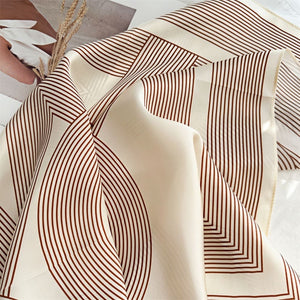 MaraSilk Pure Mulberry Silk Scarf - Square Crepe Satin MS218