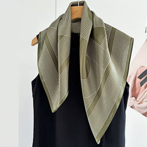 MaraSilk Pure Mulberry Silk Scarf - Square Crepe Satin MS218