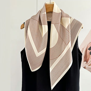 MaraSilk Pure Mulberry Silk Scarf - Square Crepe Satin MS218