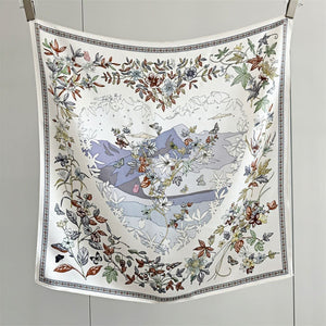 MaraSilk Pure Mulberry Silk Scarf - Square Crepe Satin MS219 25" x 25" MS21903