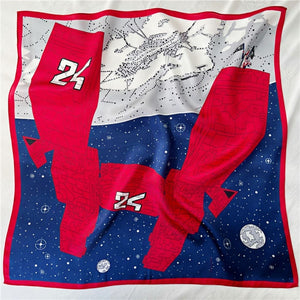 MaraSilk Pure Mulberry Silk Scarf Square Crepe Satin MS22-15