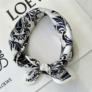 MaraSilk Pure Mulberry Silk Scarf Square Crepe Satin MS22-16