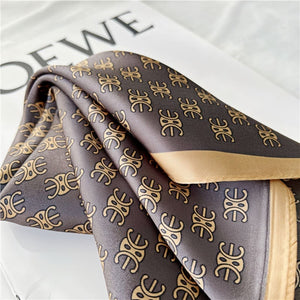 MaraSilk Pure Mulberry Silk Scarf Square Crepe Satin MS22-5