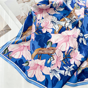 MaraSilk Pure Mulberry Silk Scarf - Square Crepe Satin MS220