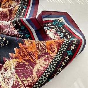 MaraSilk Pure Mulberry Silk Scarf - Square Crepe Satin MS221