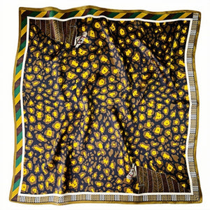 MaraSilk Pure Mulberry Silk Scarf - Square Crepe Satin MS226