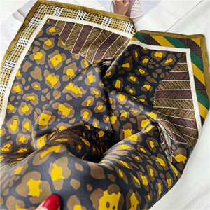 MaraSilk Pure Mulberry Silk Scarf - Square Crepe Satin MS226